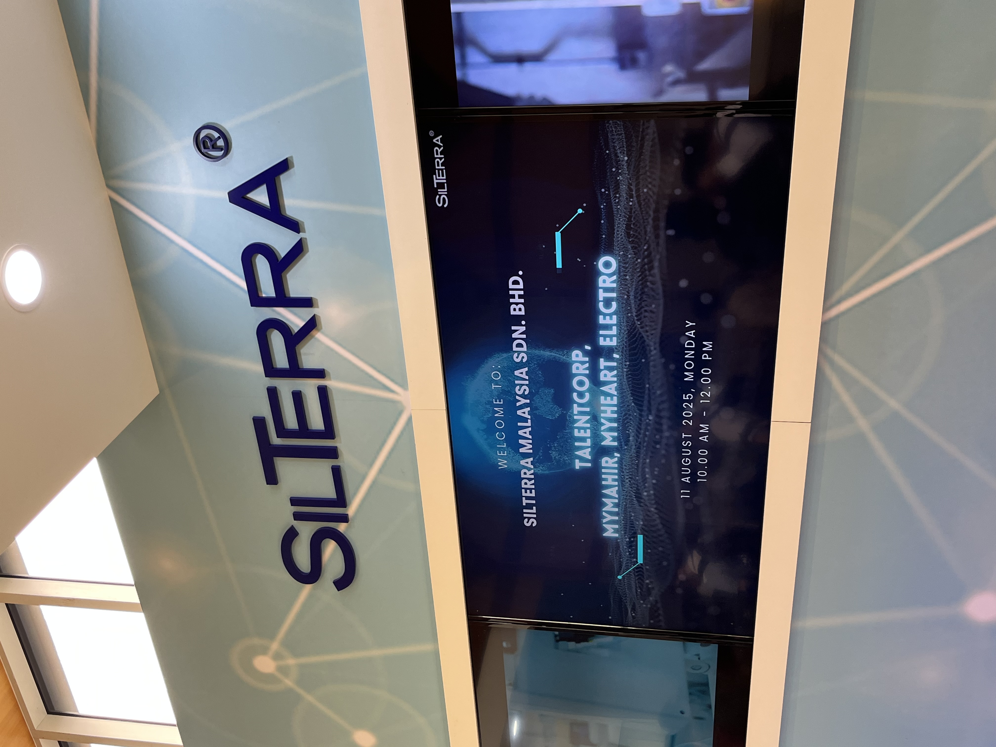 SilTerra welcome sign